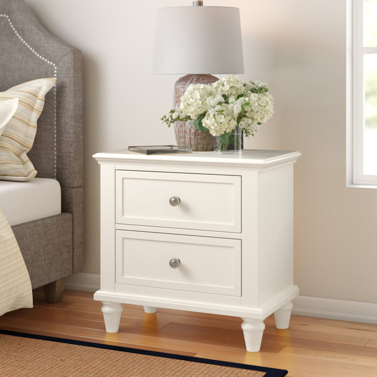 Three Posts Rae Solid + Manufactured Wood Nightstand & Reviews